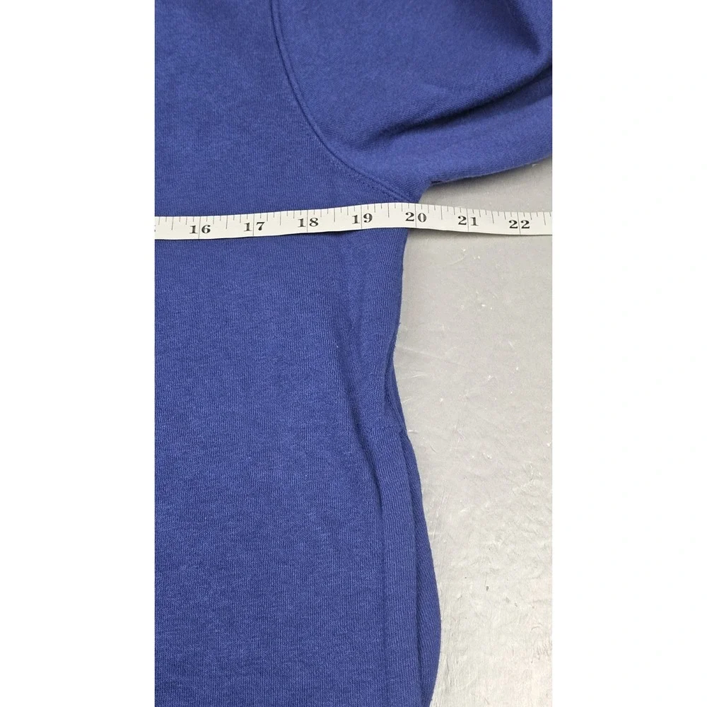 Polo Ralph Lauren Hoodie Mens Small Royal Blue Polo Bear Pullover Graphic Pocket